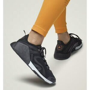 Adidas Stella McCartney Black Dropset Running Shoes Size 8 Sneakers New